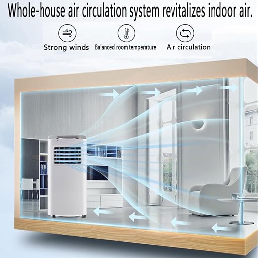 Climatiseur portable 8000 BTU, avec télécommande