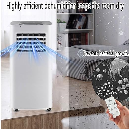 Climatiseur portable 8000 BTU, avec télécommande